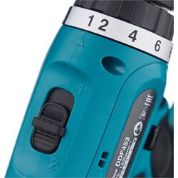 Masina de gaurit si insurubat cu acumulator Makita DDF453RFE (Blue/Black) Thumb
