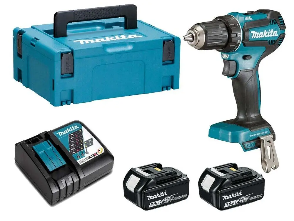 Аккумуляторная дрель-шуруповерт Makita DDF485RFJ