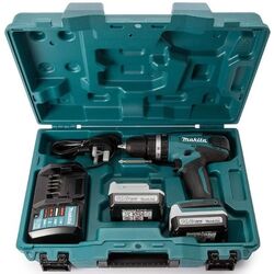 Masina de gaurit si insurubat cu acumulator Makita HP347DWE Set Thumb