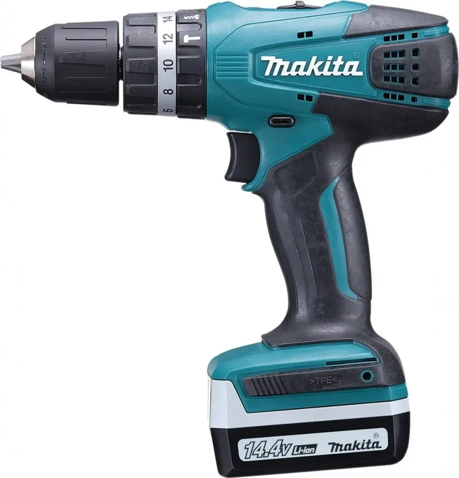 Masina de gaurit si insurubat cu acumulator Makita HP347DWE Set - 3