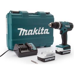 Masina de gaurit si insurubat cu acumulator Makita HP347DWE Set Thumb