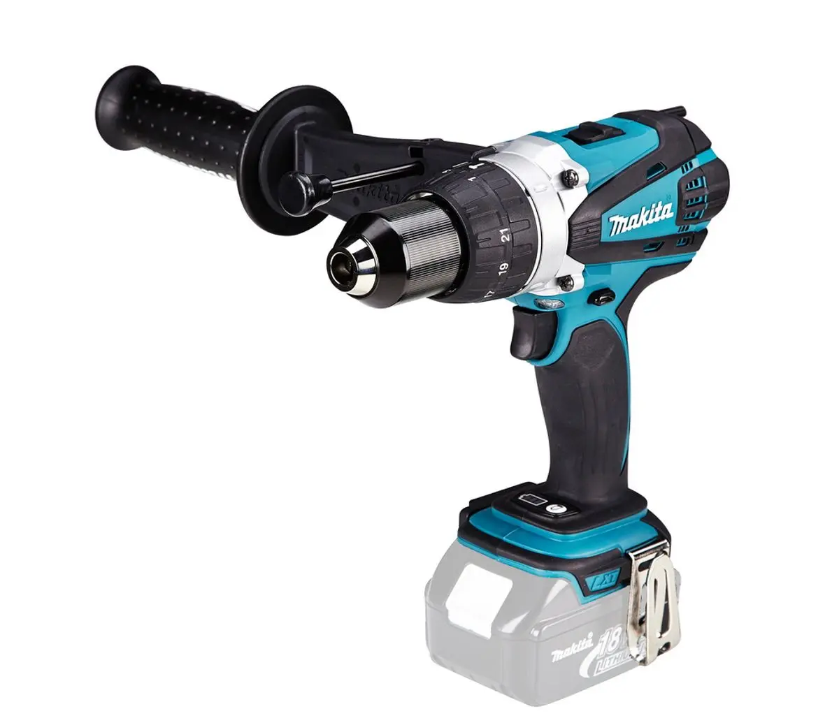 Masina de gaurit si insurubat cu impact pe acumulator Makita DHP458Z Solo