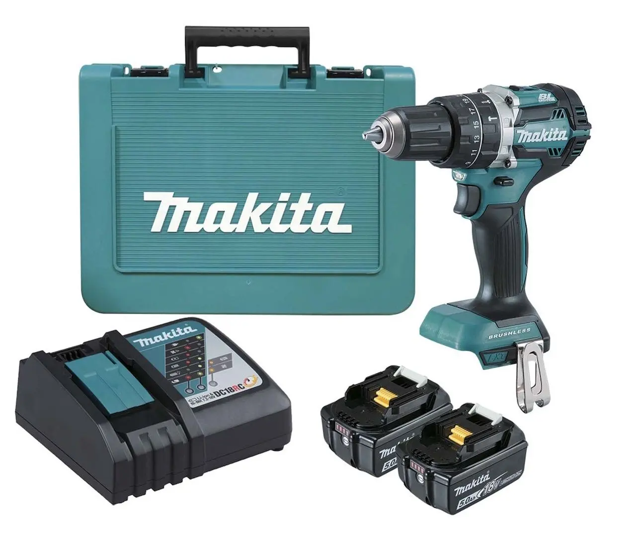 Masina de gaurit si insurubat cu acumulator Makita DHP484RTE