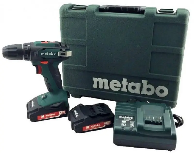 Masina de gaurit si insurubat cu acumulator Metabo BS 18 602207550 Set