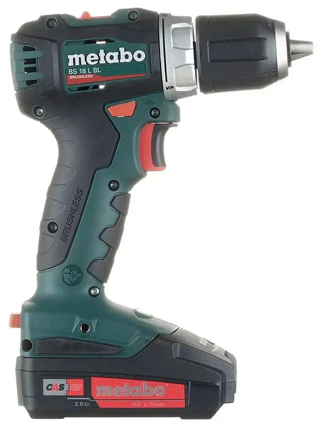 Аккумуляторная дрель-шуруповерт Metabo BS 18 L BL 2x2.0Ah