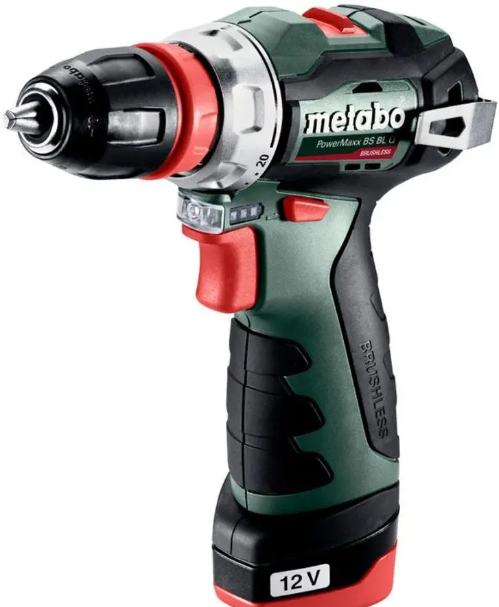 Masina de gaurit si insurubat cu acumulator Metabo PowerMaxx BS BL Q Set