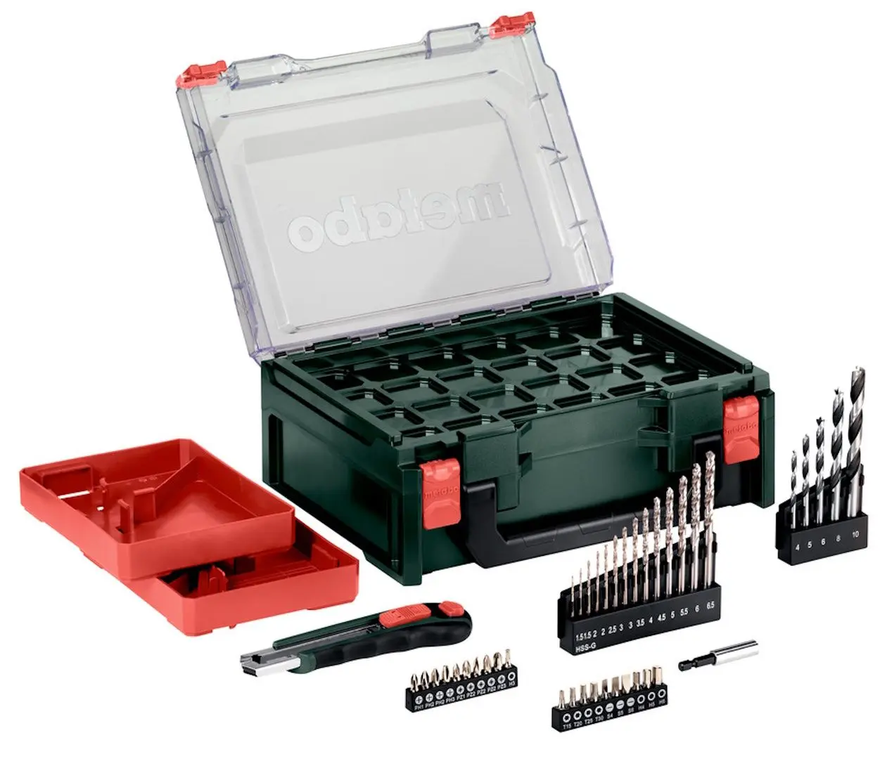 Masina de gaurit si insurubat cu acumulator Metabo PowerMaxx SВ Basic Set