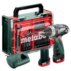 Masina de gaurit si insurubat cu acumulator Metabo PowerMaxx BS Basic Set