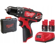 Дрель-шуруповерт аккумуляторная Milwaukee M12 BPD-202C