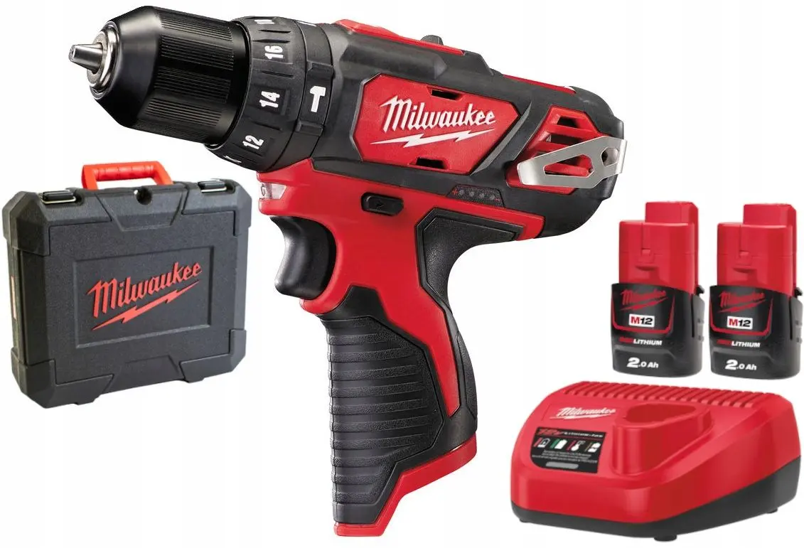 Masina de gaurit si insurubat cu acumulator Milwaukee M12 BPD-202C