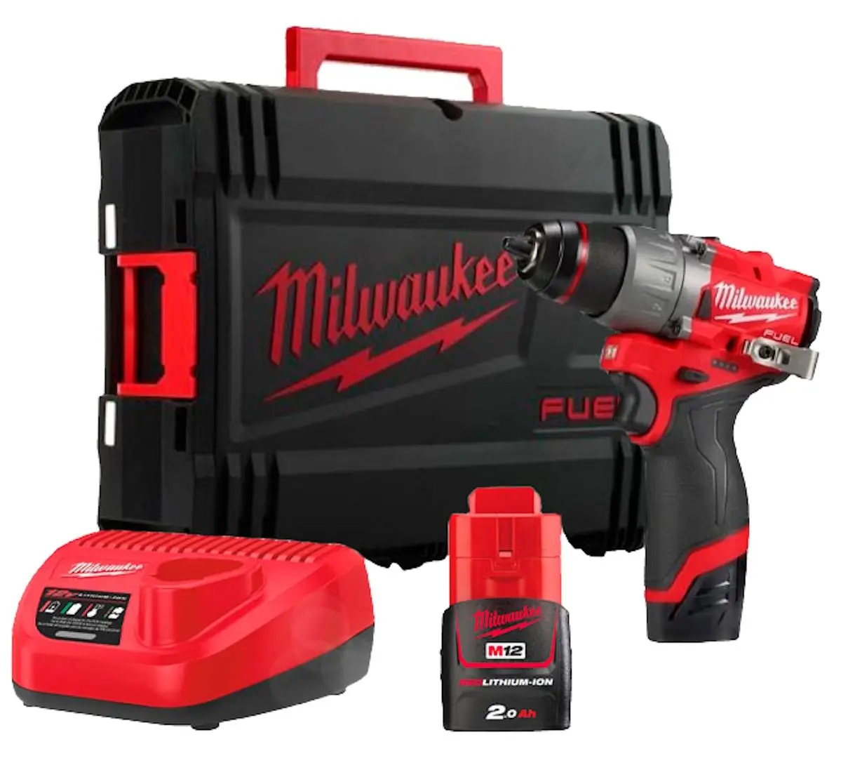 Дрель-шуруповерт аккумуляторная Milwaukee M12 FDD2-202X