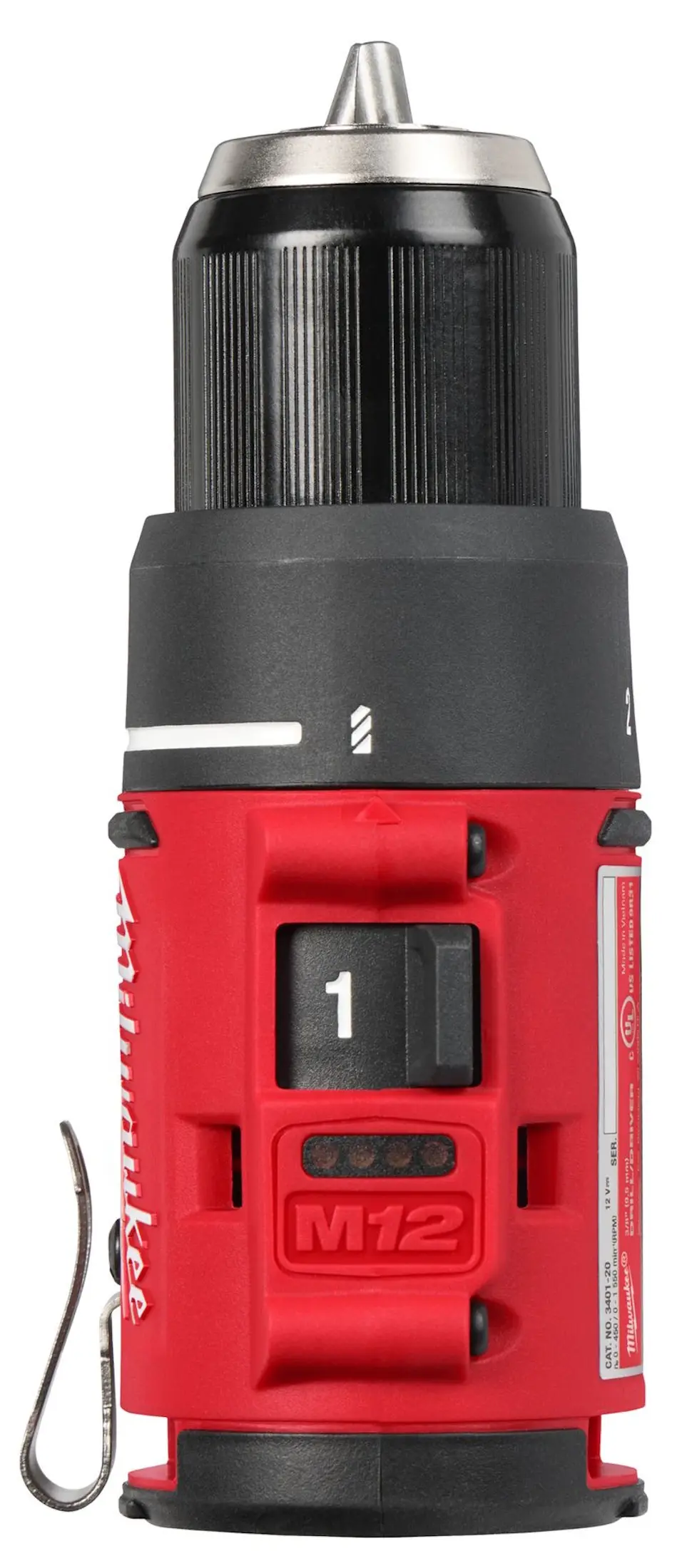 Дрель-шуруповерт аккумуляторная Milwaukee M12BLDDRC-202C (4933499686)