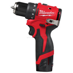 Masina de gaurit si insurubat cu acumulator Milwaukee M12BLDDRC-202C (4933499686)