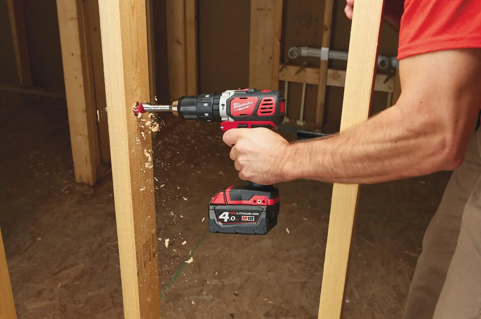 Masina de gaurit si insurubat cu acumulator Milwaukee M18 BPD-402C
