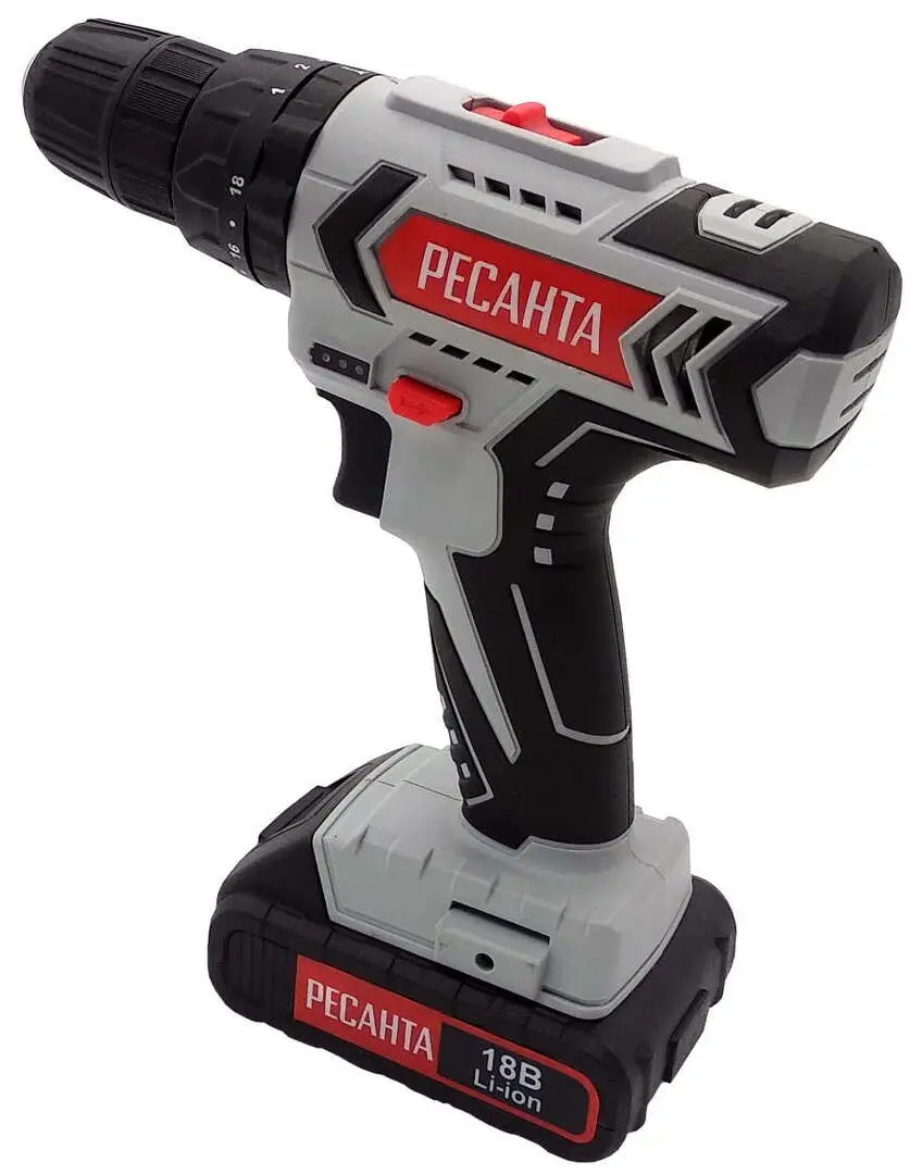 Дрель-шуруповерт аккумуляторная Resanta DA-18-2LK-U