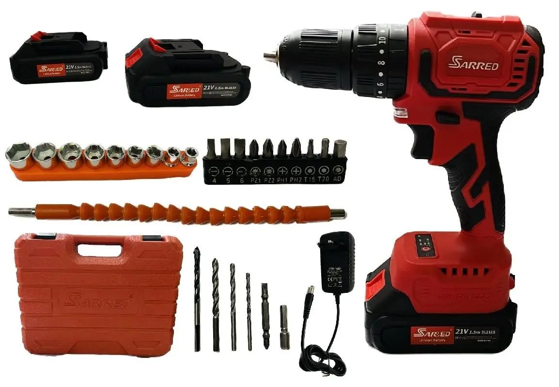 Masina de gaurit si insurubat cu acumulator Sarred SR-CID-2101