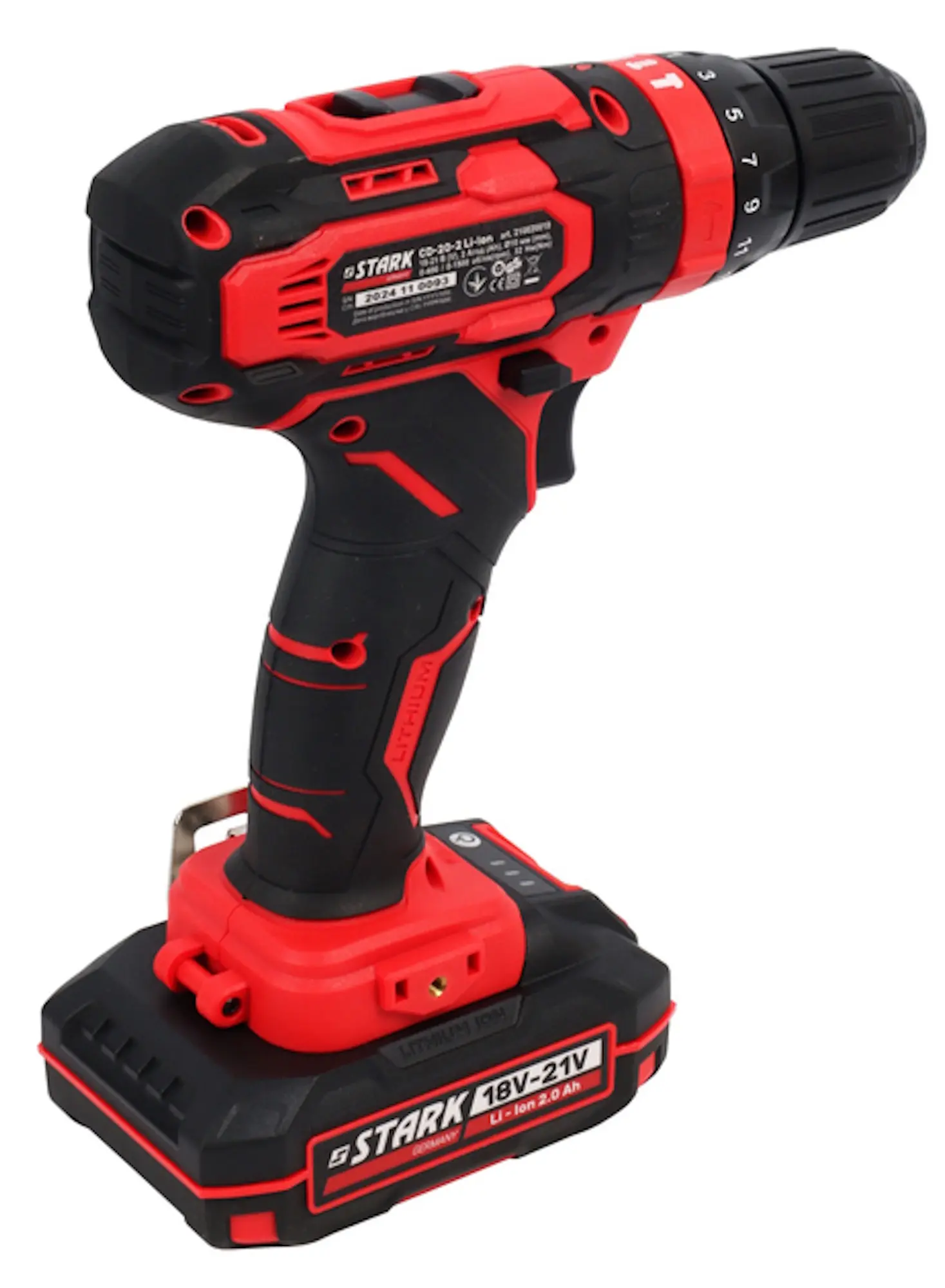 Дрель-шуруповерт аккумуляторная Stark CD-20-2 Li (210020010)
