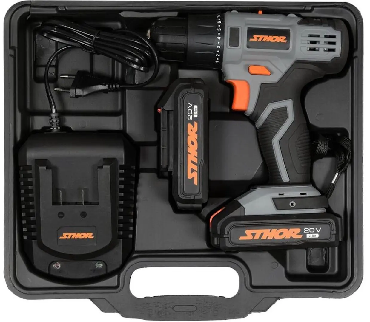 Masina de gaurit si insurubat cu acumulator Sthor 78082