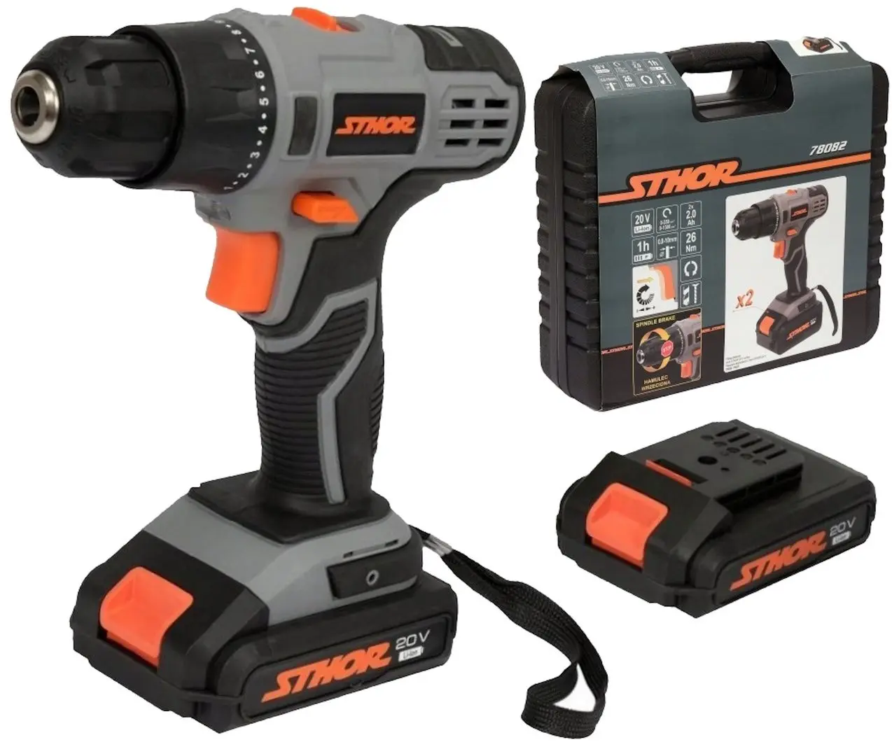 Masina de gaurit si insurubat cu acumulator Sthor 78082