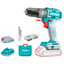 Masina de gaurit si insurubat cu impact si acumulator Total TIDLI20508 2x2.0Ah Set