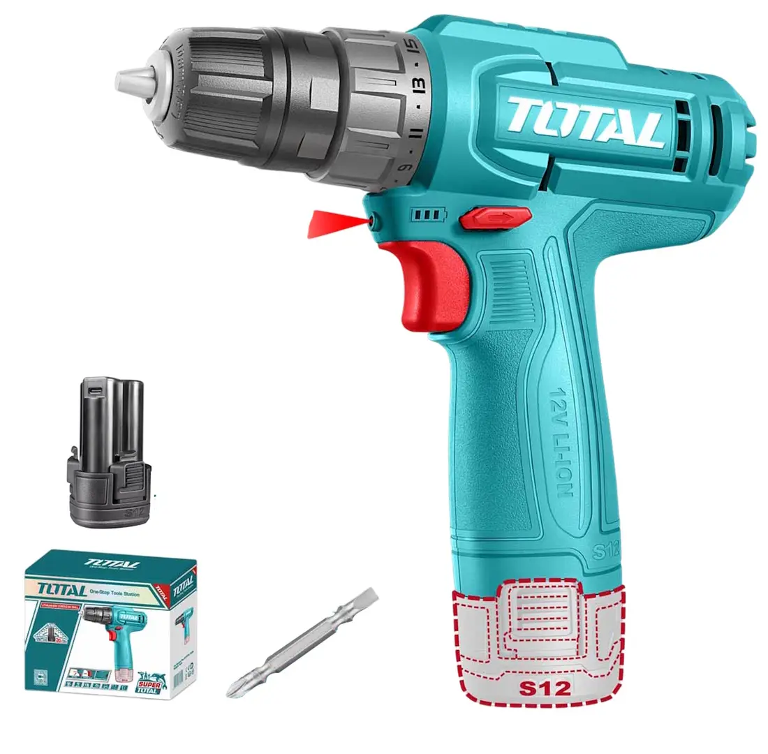 Masina de gaurit si insurubat cu acumulator Total TDLI12456