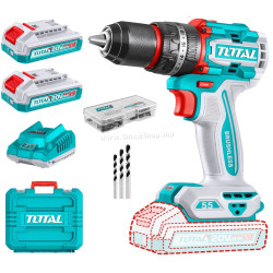 Masina de gaurit si insurubat cu acumulator Total TIDLI20558