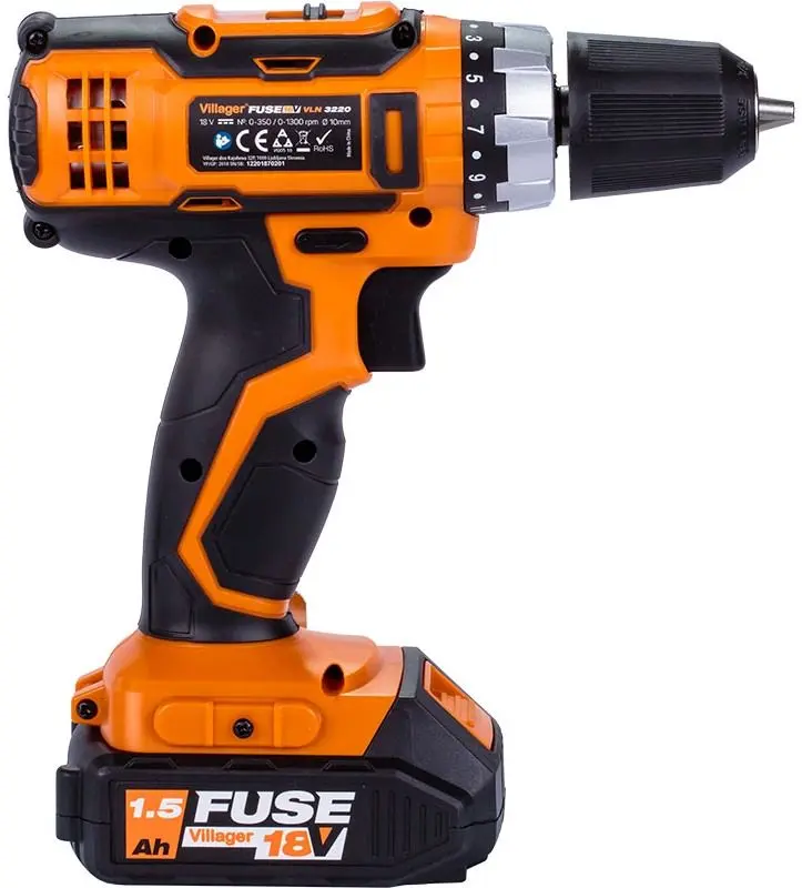 Дрель Villager Fuse VLN 3220-1BCB - 3