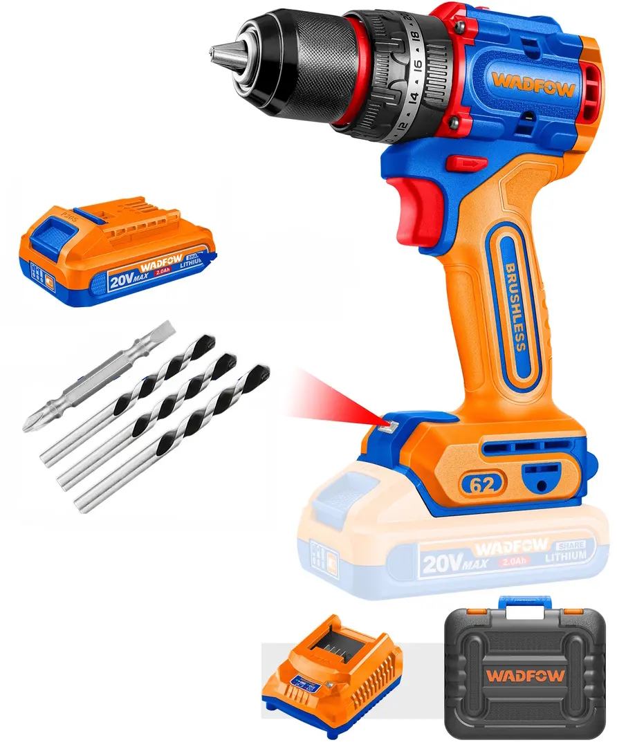 Masina de gaurit si insurubat cu acumulator Wadfow WCDP6281