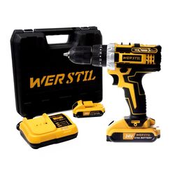 Ударная дрель Werstil AG21.4.B + 2xBattery + 30 ACC Thumb