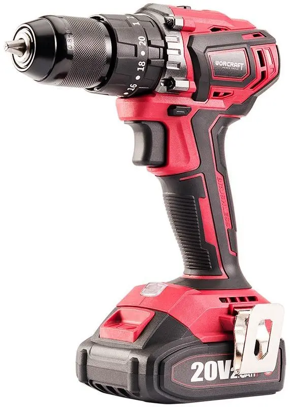 Аккумуляторная дрель-шуруповерт Worcraft CHD-S20LiBAT Set