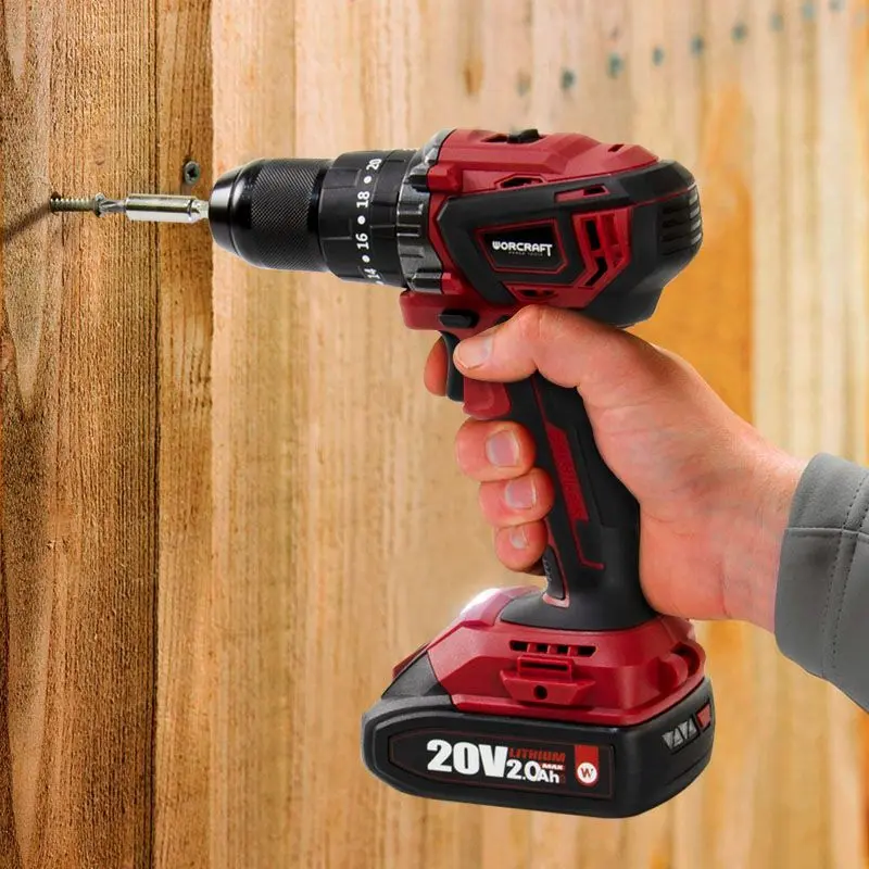 Аккумуляторная дрель-шуруповерт Worcraft CHD-S20LiBAT Set