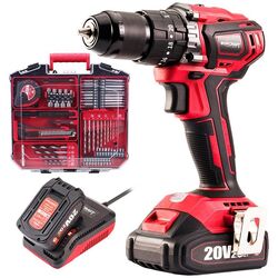 Masina de gaurit si insurubat cu acumulator Worcraft CHD-S20LiBAT Set