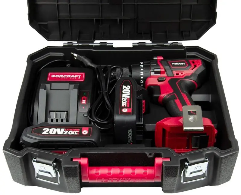 Аккумуляторная дрель-шуруповерт Worcraft CHD-S20LiBAT Set
