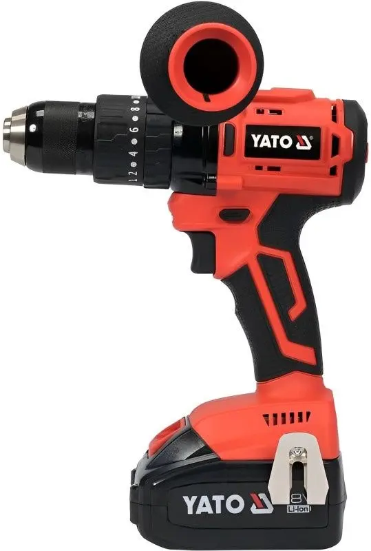 Masina de gaurit si insurubat cu percutie si acumulator Yato YT-82790 Set