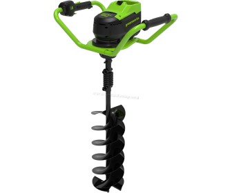 Аккумуляторный бур GreenWorks GD60EA (Green/Black)