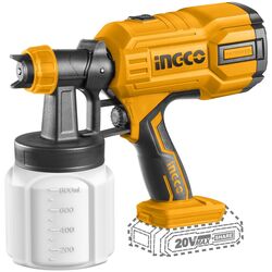Pistol de vopsit cu acumulator Ingco CSGLI20406 Thumb