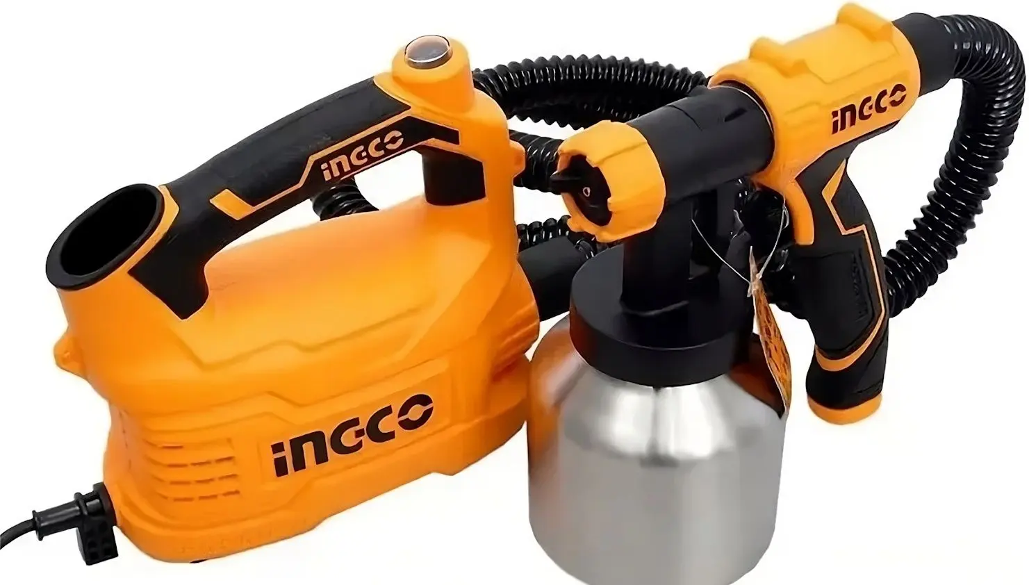 Pistol de vopsit electric Ingco Industrial SPG5008-2 (Yellow/Black)