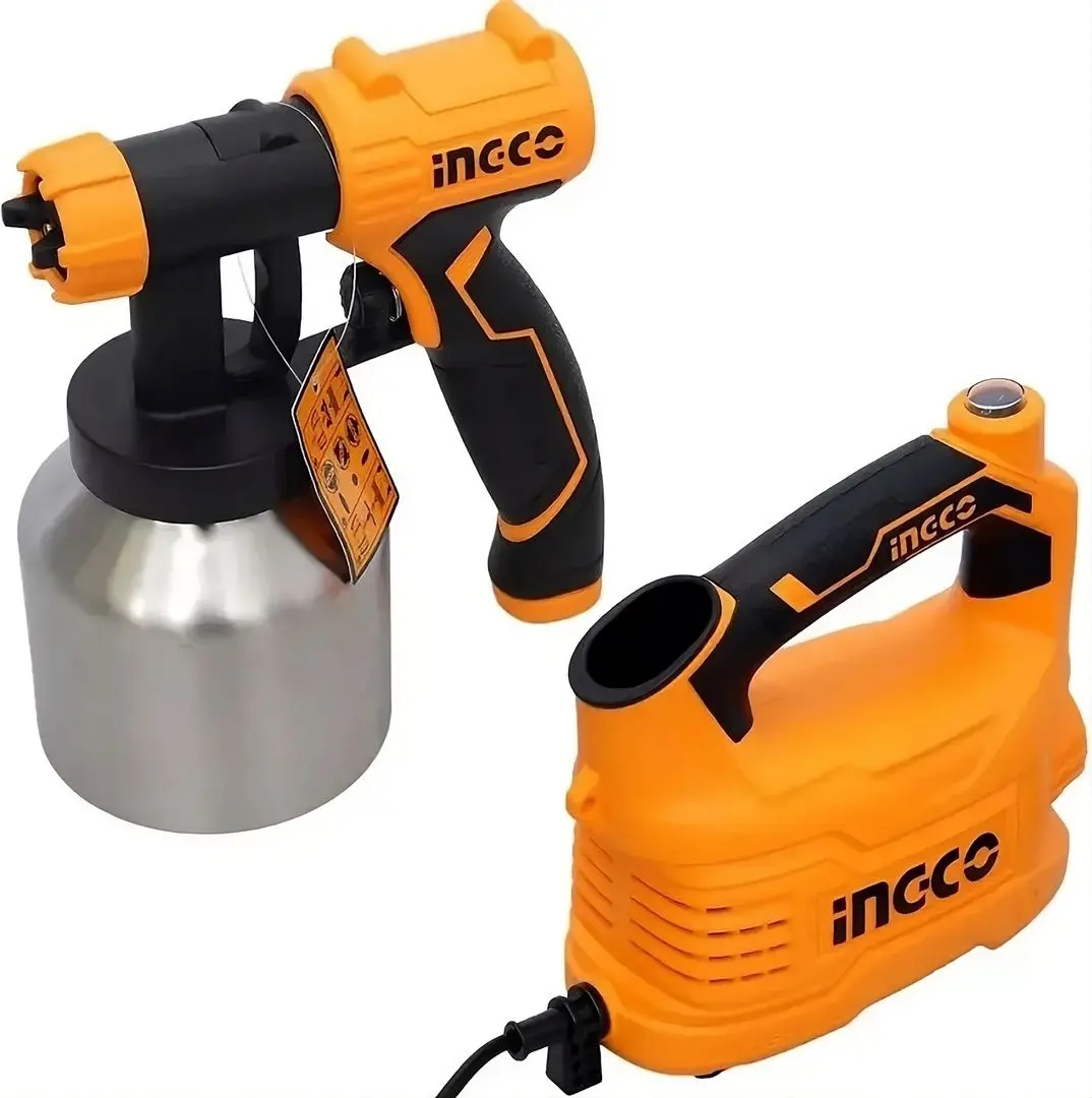 Pistol de vopsit electric Ingco Industrial SPG5008-2 (Yellow/Black)