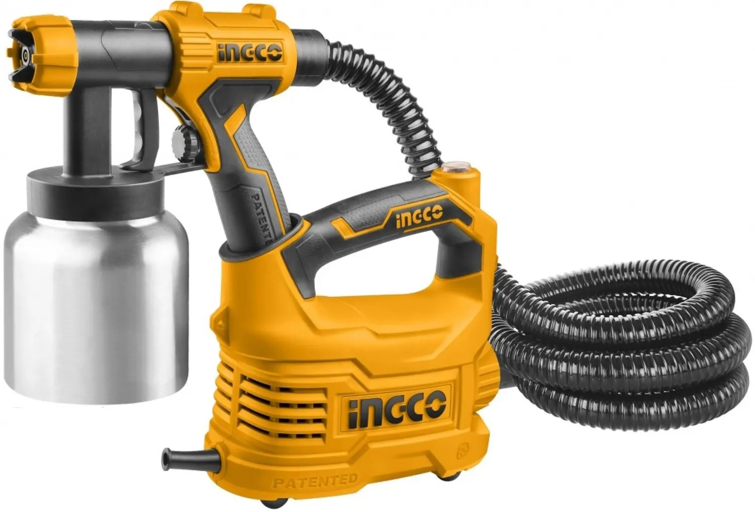 Pistol de vopsit electric Ingco Industrial SPG5008-2 (Yellow/Black)