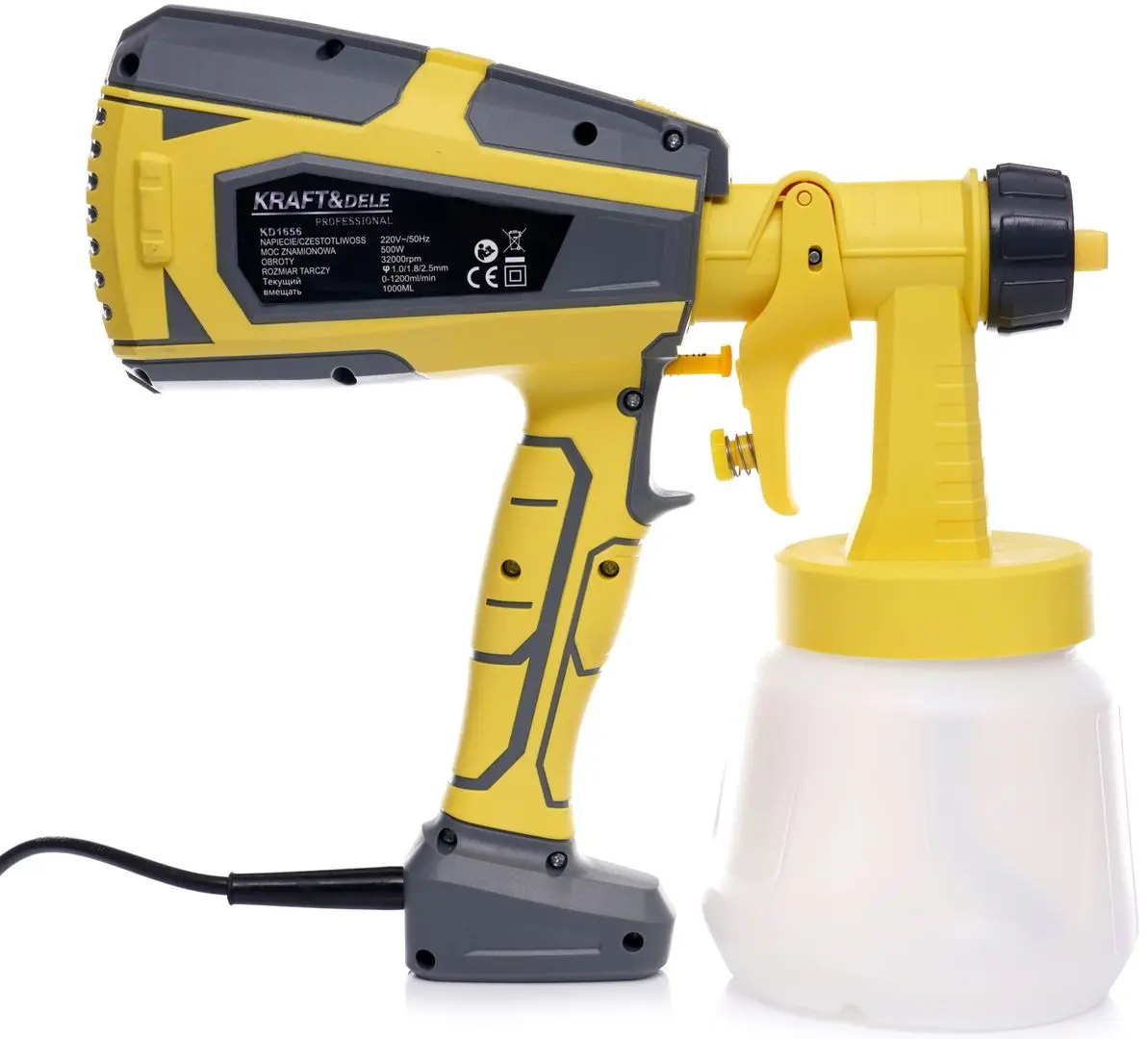 Pistol de vopsit electric Kraft&Dele Professional KD1656
