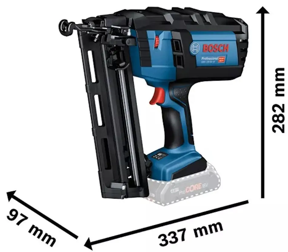 Аккумуляторный гвоздезабивной пистолет Bosch Professional GNH 18V-64M-2 M Solo