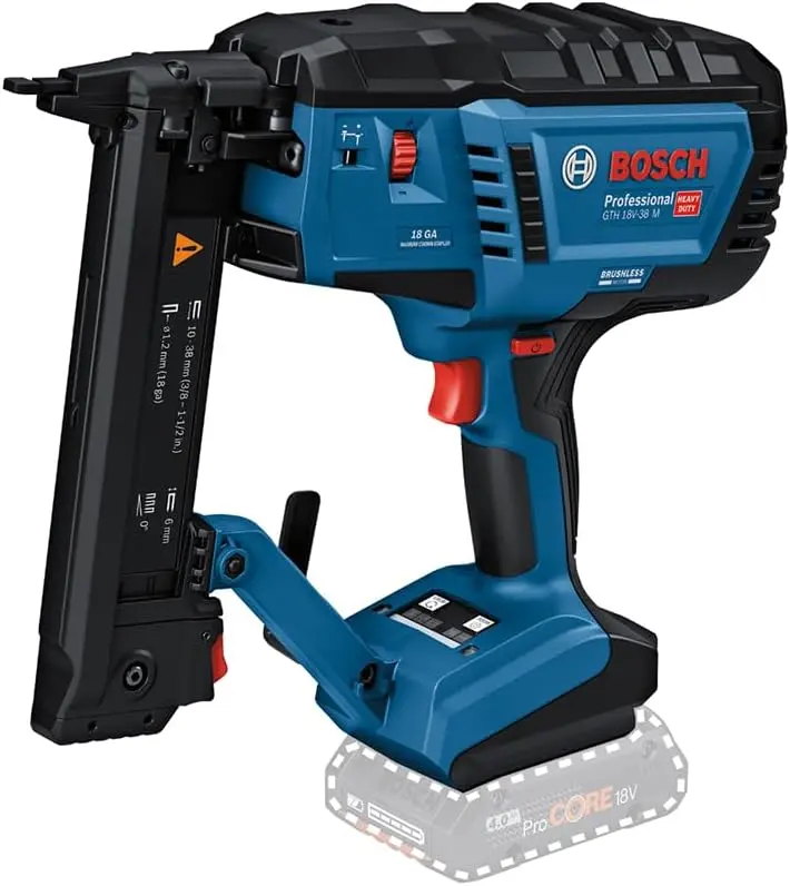 Аккумуляторный степлер Bosch Professional GTH 18V-38M Solo (0601482500)