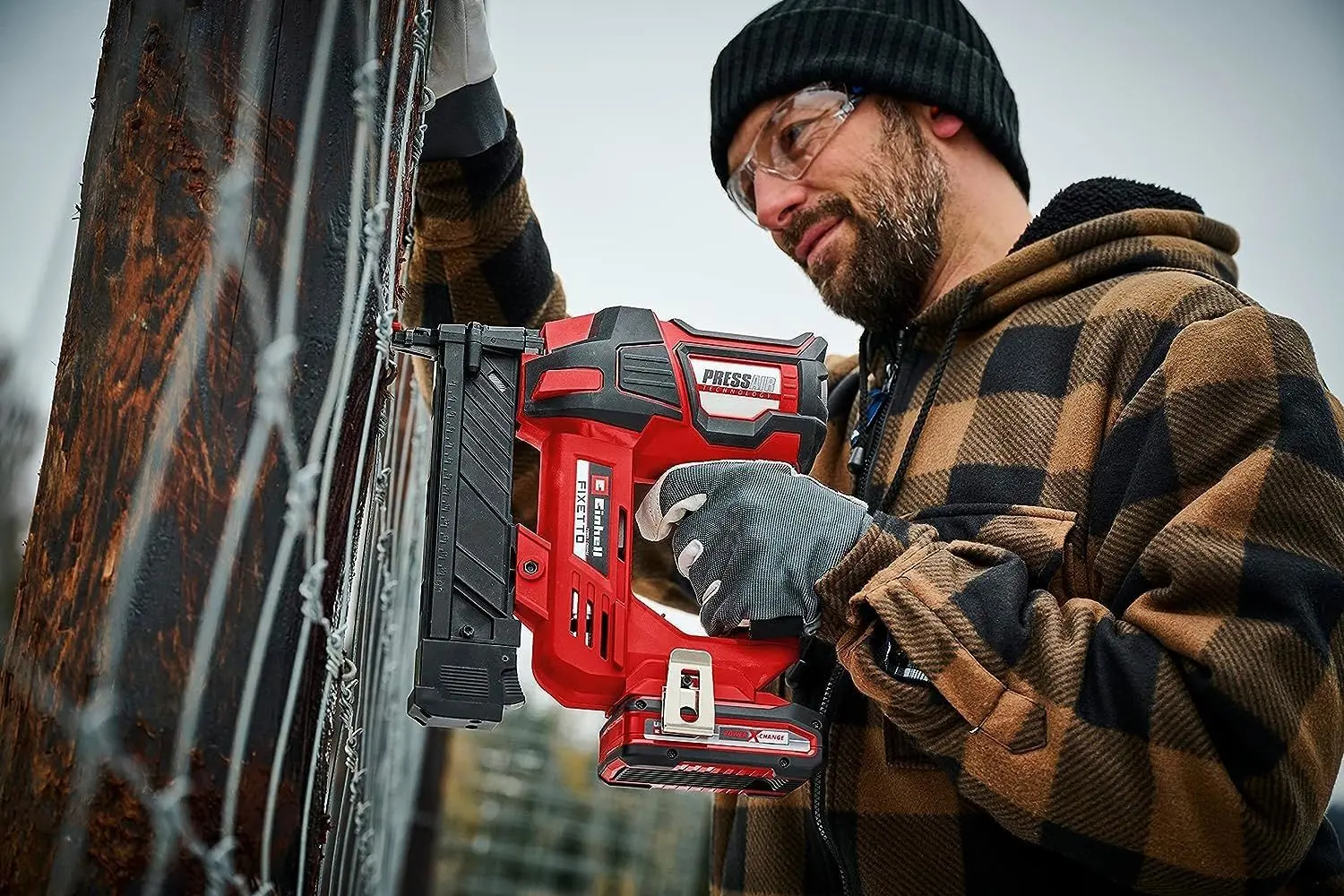 Аккумуляторный степлер Einhell Fixetto 18/38 S Solo