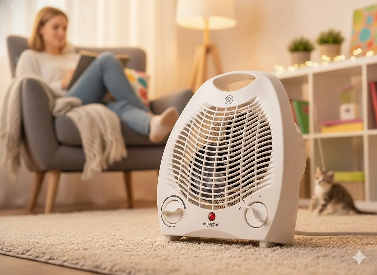 Тепловентилятор Chomik FIN7254 (White) - 2