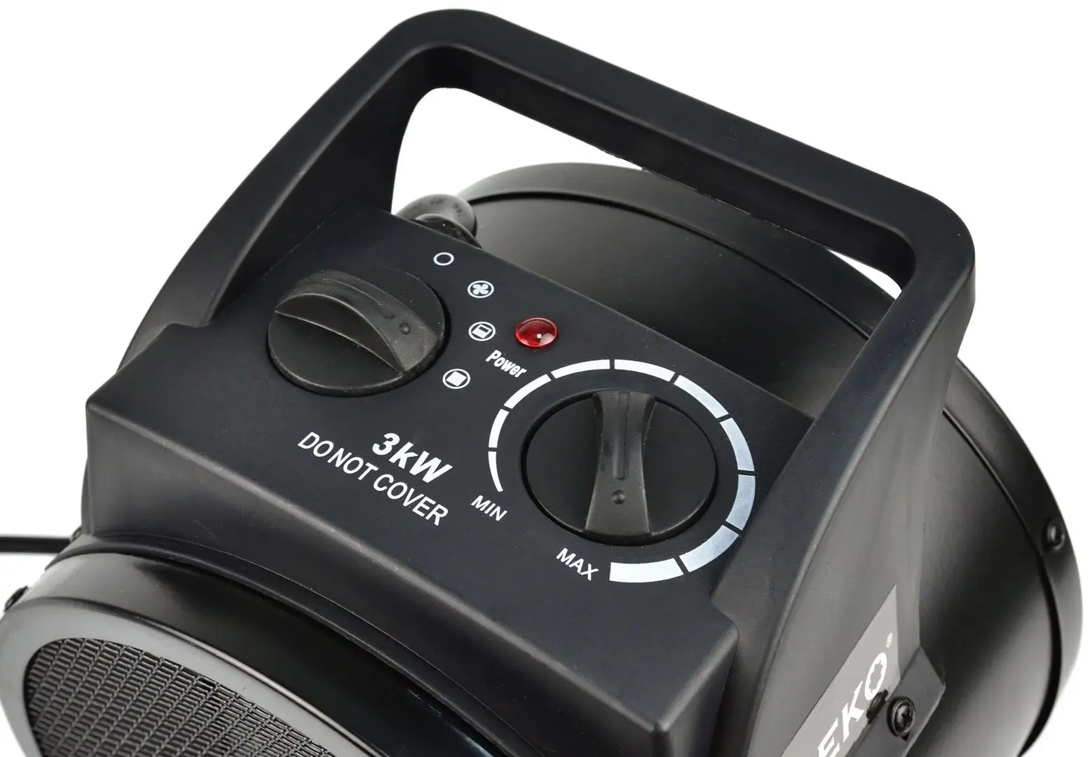 Aeroterma electrica Geko G80408 (Black/Yellow)