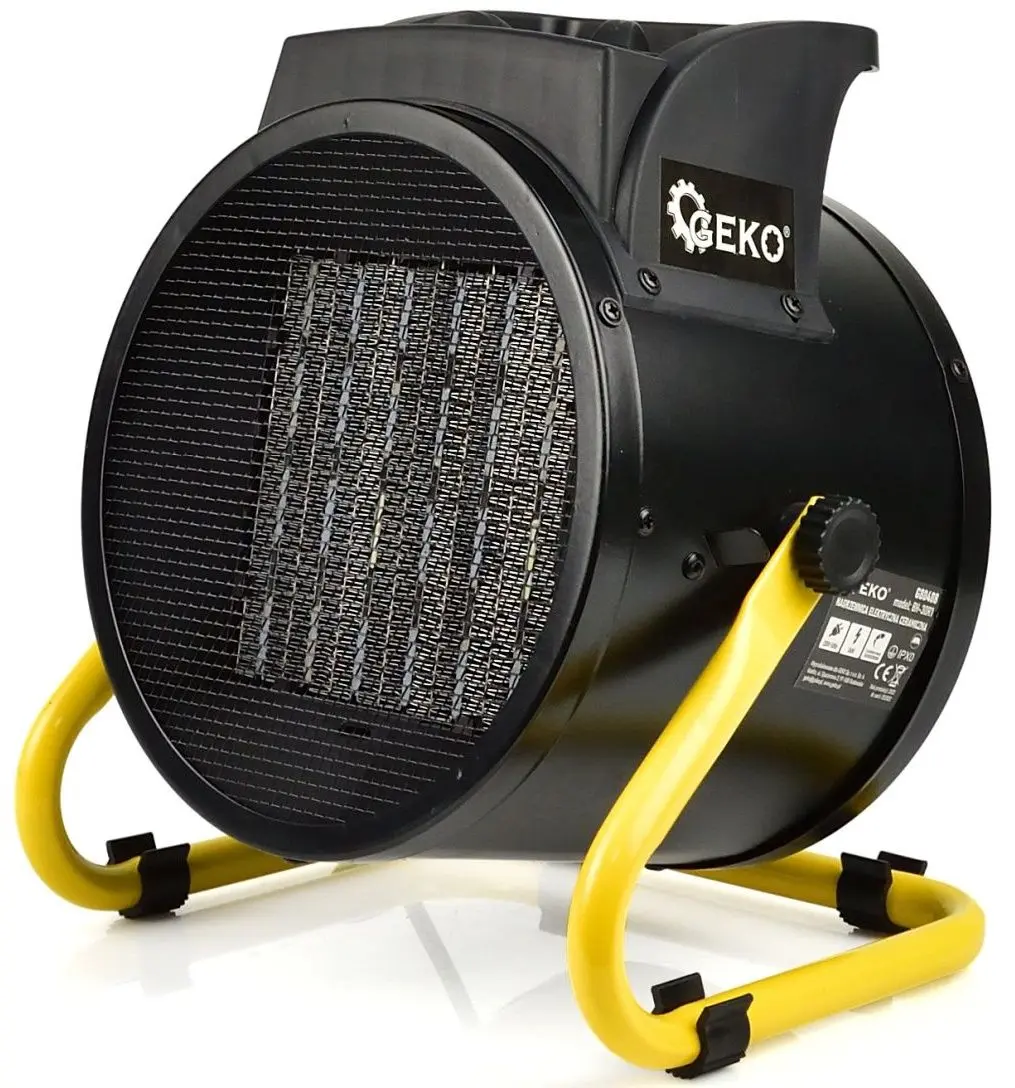 Aeroterma electrica Geko G80408 (Black/Yellow)