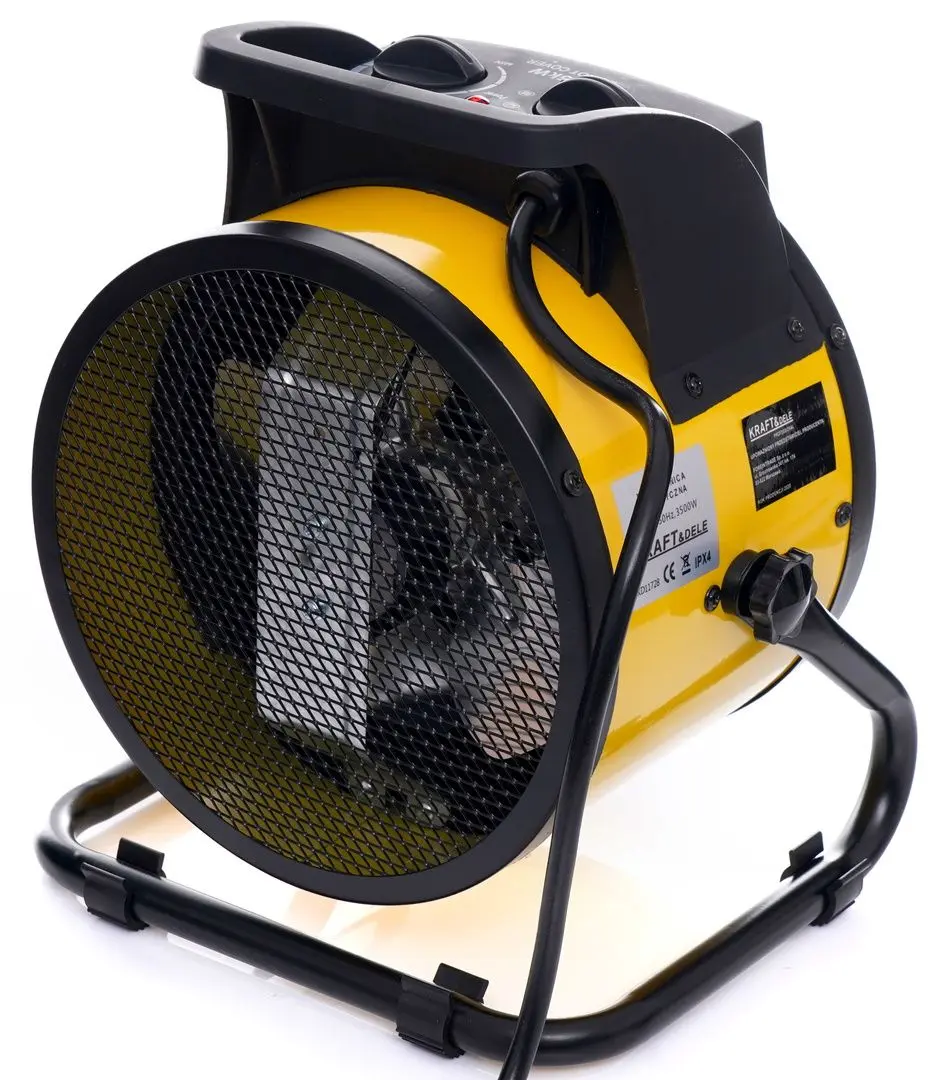 Aeroterma electrica Kraft&Dele KD11728 (Yellow/Black)