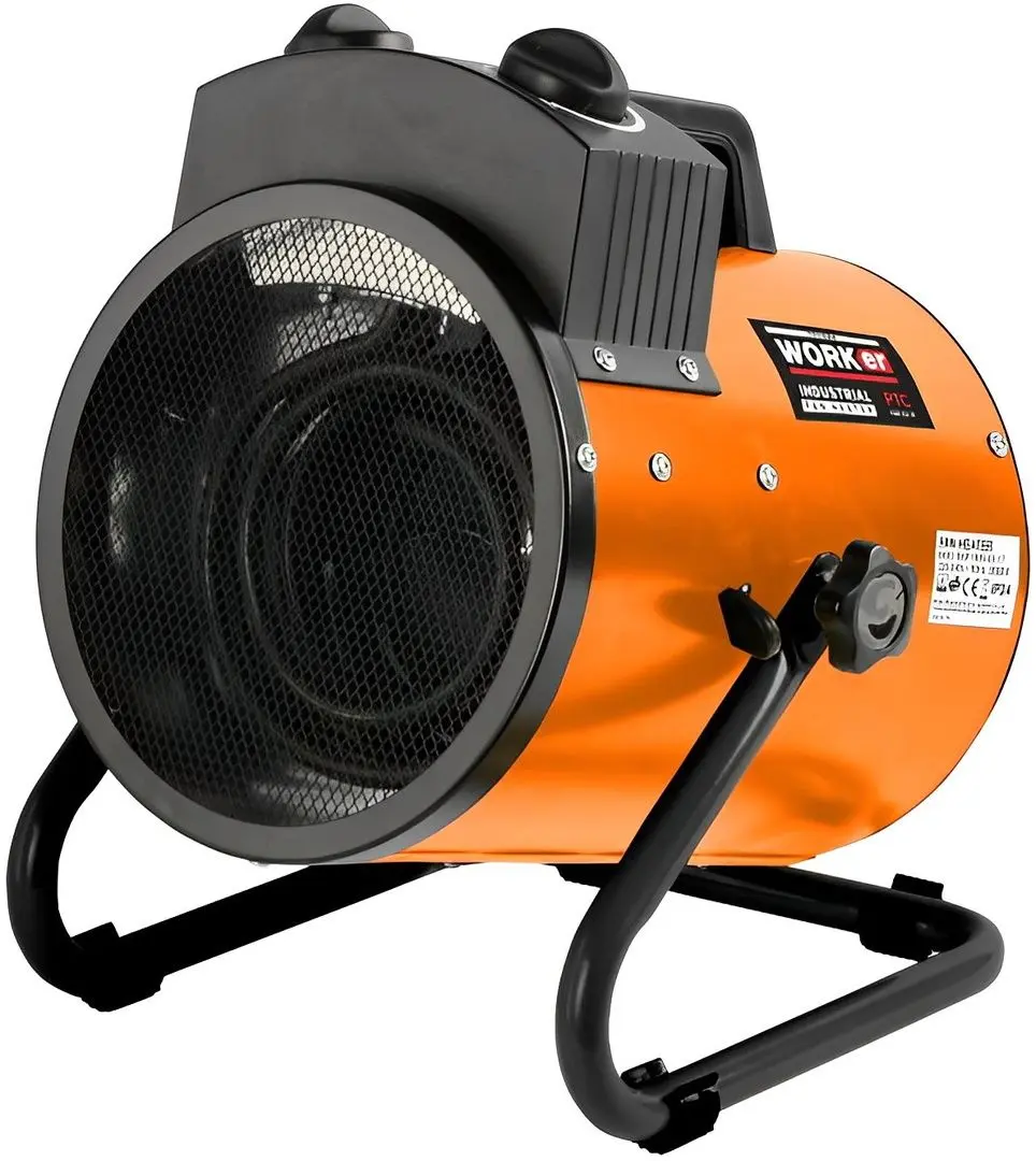 Aeroterma electrica Technoworker AE3000W (Black/Orange)