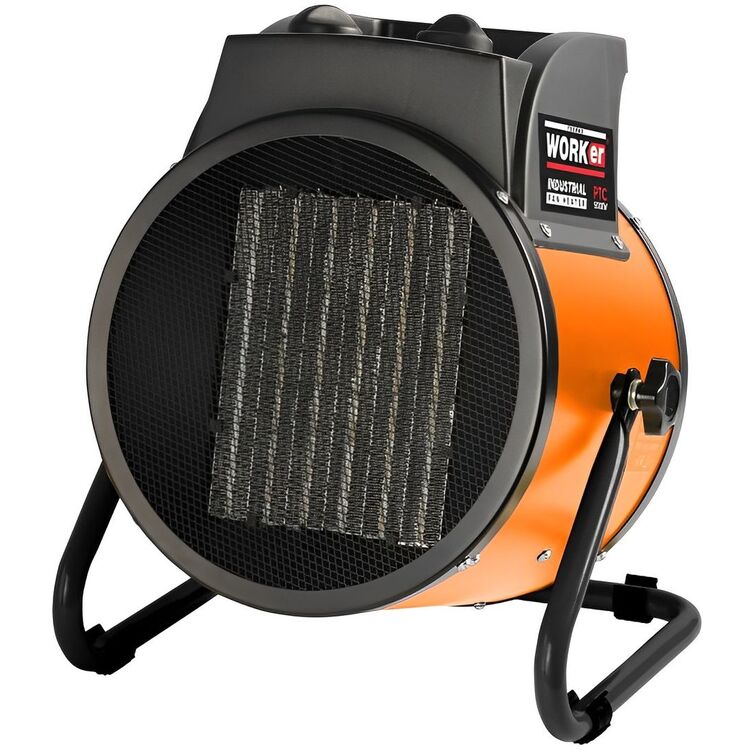 Aeroterma electrica Technoworker PTC5000W (Black/Orange)