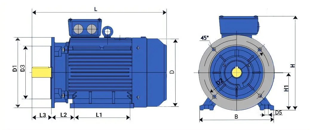 Motor electric Air 132 М4
